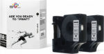TB Print Tape TBTD-45013 do DYMO Black on White 12mm x 7m 2szt