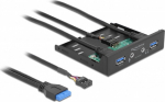 DELOCK 3.5" USB 3.2 Gen 1 Front Panel 2xUSB Typ-A + HD Audio