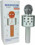 Microphone W&K Toy microphone JYWK369-2 srebrny