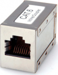 Roline Rj-45 Modular Coupler, Cat.6, Shielded, Silver