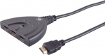 S/CONN maximum connectivity HDMI Umschalter 3x1 ABS 4K60Hz Eco schwarz 05-02007