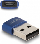 DELOCK USB2.0 ADA USB Typ-A Stecker zu USB Type-C BU blue