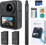 Kandao QooCam 3 360&deg; Action Camera - Travel Combo