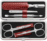 Zwilling Manicure & Pedicure Set 5pcs with Nail Scissors, leather