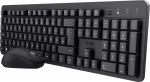 Trust TKM-360, Kabellos, RF Wireless, membrane Key Switch, QWERTZ, Schwarz, Mouse included