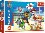 Trefl Puzzle 60 element&oacute;w W doggy world Psi Patrol (Paw Patrol)
