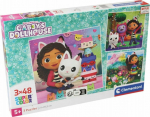 Clementoni Puzzle 3x48 elements Super Kolor Cat House Gabi