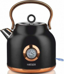 Haeger EK-22B.024A Art Deco Electric kettle with thermometer1.7L 2200W
