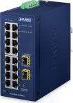 Planet IGS-4215-16T2S-U IP30 Industrial L2/L4 16-Port 10/100/1000T + 2-Port 100/1000X SFP Managed Switch