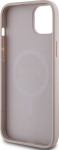 Guess 4G Collection Leather Metal Logo MagSafe for Apple iPhone 13 / 14 / 15