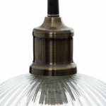 Atmosphera pendant lamp LAYE pendant lamp, przeźroczysta, &Oslash; 20 cm