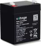 Akumulator AGM Voltage 12V 5Ah VE12-5.0 (Lifespan 6-9 lat)