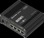 Teltonika Industrial LTE Wifi Router: 4 x 10/100/1000, Dual SIM, 1 x USB, WI-FI 5, M2M, RMS, VPN, GNSS, 9-50VDC, -40 kuni 75 &deg;C