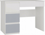 Topeshop MIJAS ARTESO DESK LEFT WHITE / NIEBIESKI