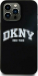 DKNY DKNY DKHMP16LSNYACH iPhone 16 Pro 6.3'' czarny/black hardcase Silicone White Printed Logo MagSafe