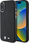 BMW BMHMP16M23PMWK iPhone 16 Plus 6.7" black hardcase M Smooth Full Wrapped Metal MagSafe