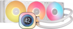 Corsair iCUE LINK Titan 360 RX LCD RGB Komplett-Wasserk&uuml;hlung - 360 mm, wei&szlig;