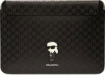 Case Karl Lagerfeld Karl Lagerfeld Sleeve KLCS16SAKHPKK 16'' czarny/black Saffiano Monogram Ikonik