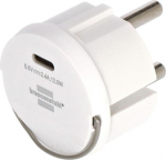 Brennenstuhl Adapter jack USB C 2.4A bialy 1508110010