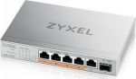 ZYXEL COMMUNICATIONS A/S ZYXEL XMG-105 5 PORTS 2.5G + 1 SFP+, 4 PORTS 70W TOTAL POE++ DESKTOP MULTIGIG UNMANAGED DESKTOP SWITCH (2Y WARRANTY)