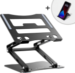 Wozinsky black laptop stand + Stand on the phone