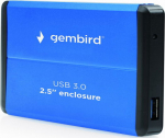 Gembird External Enclosure 2.5 USB 3.0 Niebieska