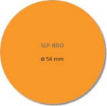 Seiko Instruments SLP-RDO ROUND ORANGE LABEL 54MM, 120 LAB/ROLL 1 ROLL/BOX
