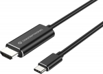 CONCEPTRONIC Adapter USB-C3.2->HDMI1.4 4K/30Hz 2.00m sw