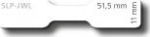 Seiko Instruments SLP-JWL WHITE LABEL 11X51.5MM, 525X2 LAB/ROLL 1 ROLL/BOX