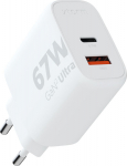 Xtorm XEC067 - Netzteil - GaN2 Ultra - 67 Watt - PD, QC 3.0 - 2 Ausgabeanschlussstellen (USB, USB-C)