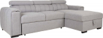 Corner sofa bed ODELIA RC, grey
