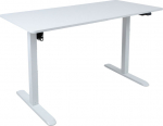 Desk ERGO LIGHT with 1 motor 120x60xH73-118cm, white