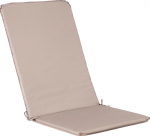 Seat/back cushion OHIO waterproof, 50x120xH2.5cm, beige