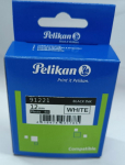 Pelikan Etiketten Pelikan Schriftband 91221 f&uuml;r DYMO schwarz auf wei&szlig; kompatibel