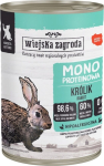 WIEJSKA ZAGRODA Kitten Rabbit Mono - wet cat food - 400g