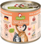 Lucky Lou GranataPet DeliCatessen veal and rabbit wet cat food 200g