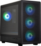 Zalman Housing M5 BLACK mATX Mini Tower 4xFans ARGB