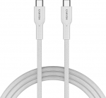 CANYON cable OnWire 60CL C-C 60W COLOR Braided 1m White