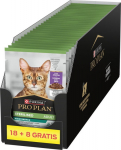 PUI PURINA Pro Plan Sterilised Adult Maintenance Pieces with duck in sauce - wet cat food - 26x85g (18 + 8 GRATIS)