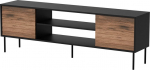 Cama MEBLE Cama EF CORTINA TV cabinet 180x40x60 black/walnut