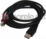Kabel USB Art USB-A - micro-B 5 m Czarny (ALOEM102)