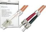 DIGITUS LWL Patchkabel LC -> ST 3.00m Multimode Duplex OM3