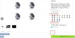 Bitspower Artemis Verschlussstopfen G1/4 Zoll, 4er Pack - silver-shining