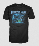 Funko Pop! Tee: Jurassic Park - T-Rex with Jeep (XL)