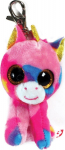 TY BEANIE BOO - FANTASIA MULTI COLOR UNICORN PLUSH TOY KEY-CLIP (8.5cm) (1607-36619)