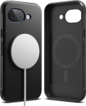 Kaitse&uuml;mbris Onyx Magnetic, Google Pixel 10a, must, Qi2/MagSafe &uuml;hilduv, Ringke