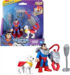 MATTEL Fisher-Price Imaginext DC: Super Friends Metal Force - Superman & Krypto (JGN60)