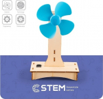 Extra Digital Wooden Assembly Kit Electric Fan, STEM Educational Toy