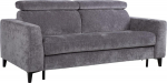 Sofa bed FRODE with spring mattress, grey