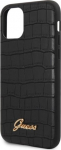 Guess GUHCN61PCUMLCRBK Croco Cover for Apple iPhone 11 Black